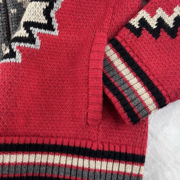 Faherty Steven Paul Judd Thunderbird Cardigan Sweater Men’s L Alpaca Wool Native - Picture 10 of 16